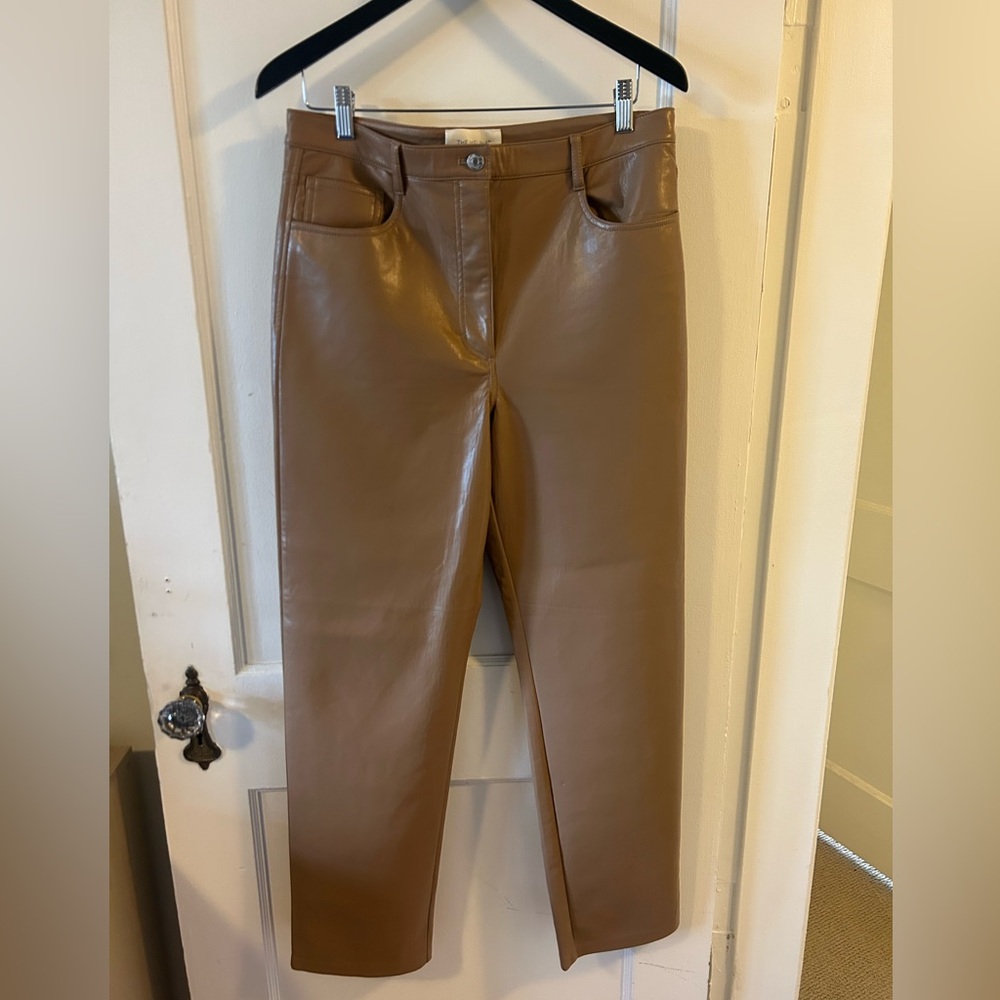 Wilfred The Melina Tan Leather Pants